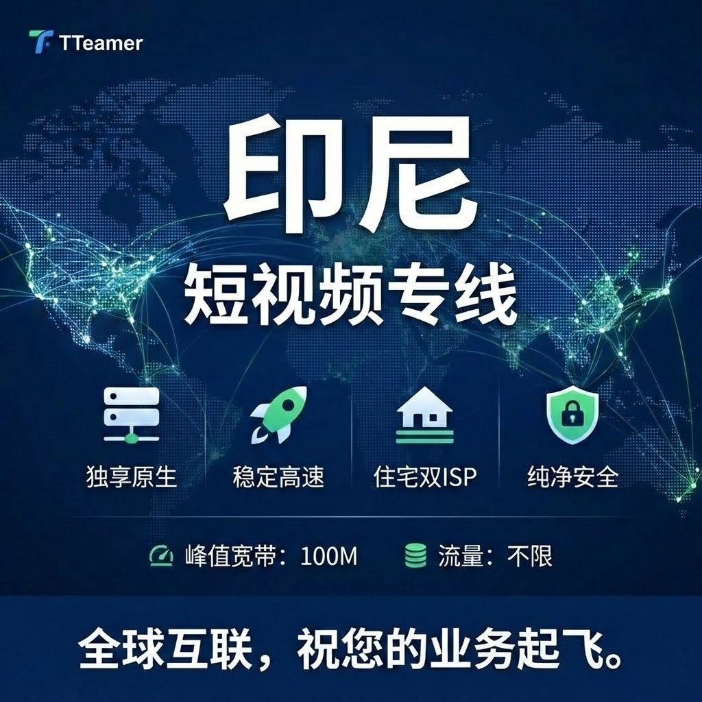 印度尼西亚账号运营专线（30天）