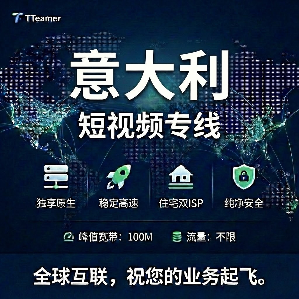 意大利账号运营专线（30天）