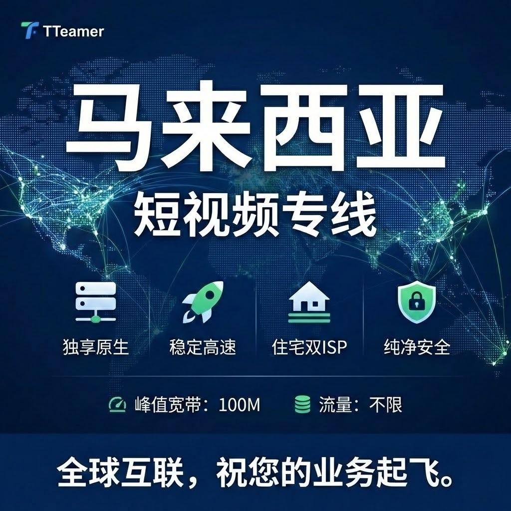 马来西亚账号运营专线（30天）